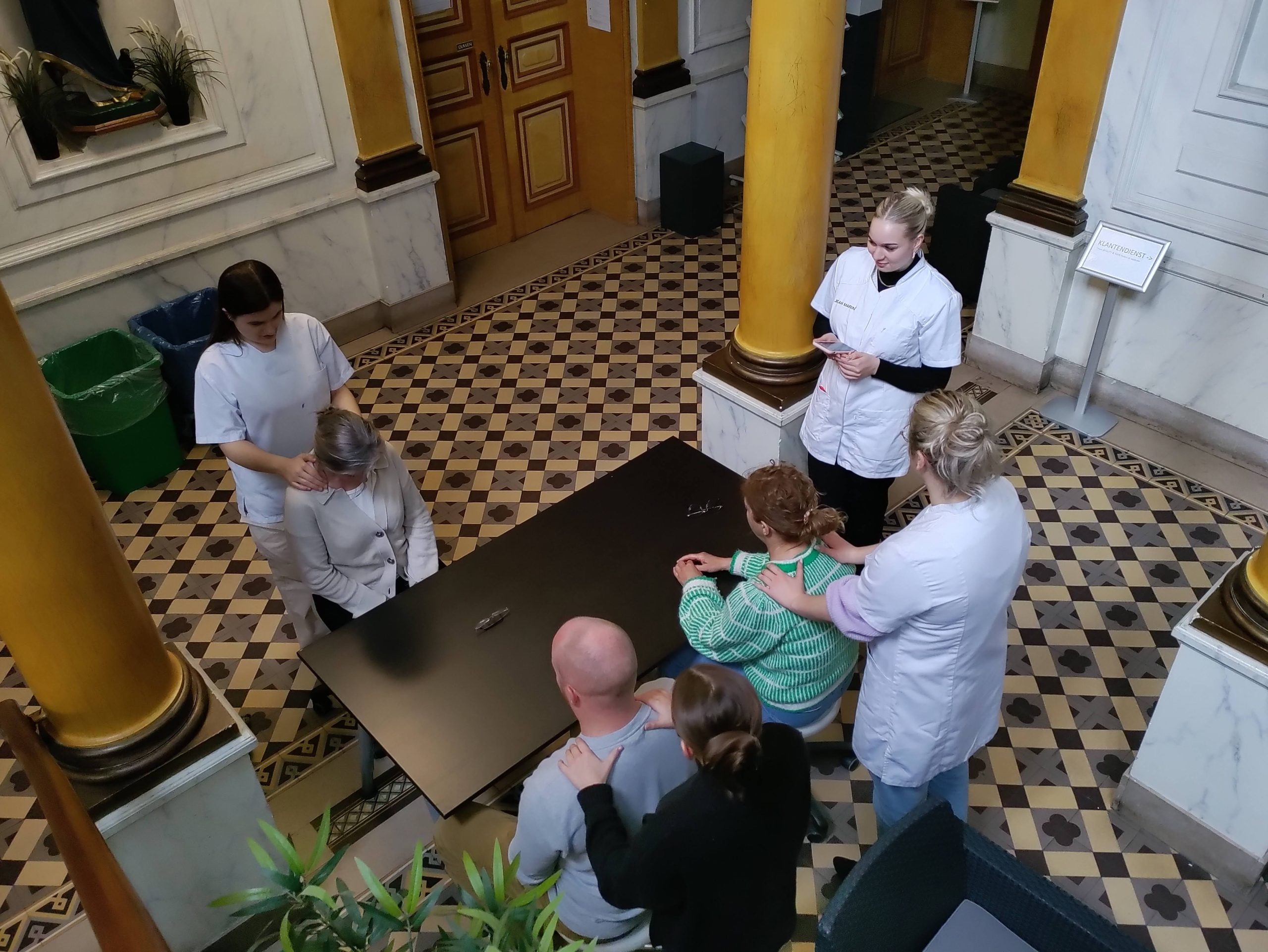 Welzijnsweek collega's verbinding